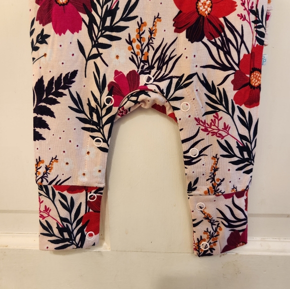 Posh Peanut Chloe Footless Long Sleeve Ruffled Romper 3-6 month BNWT - Picture 3 of 3